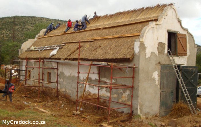 Winterhoek wagon shed during renovations